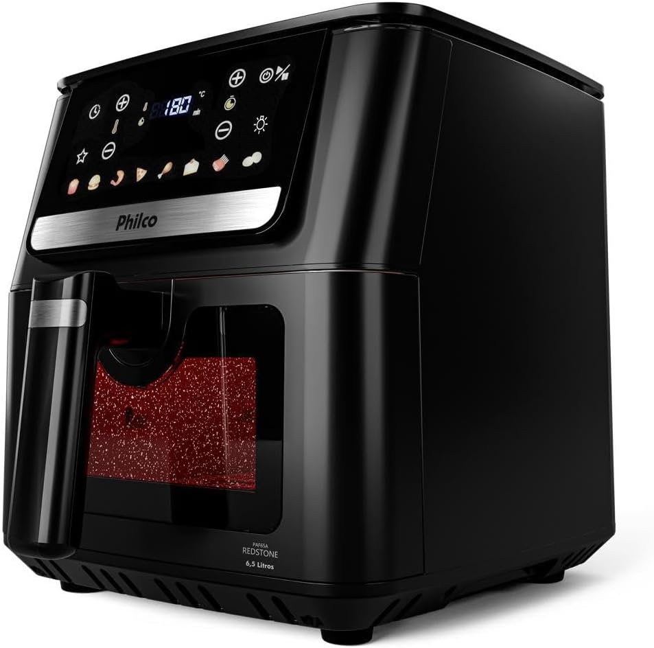 Air Fryer Philco 6,5L Visor Glass 1700W PAF65 127V