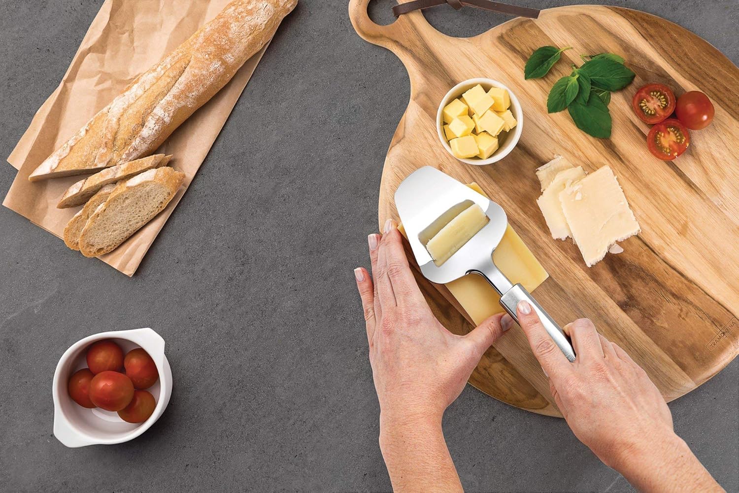 Cortador de Queijo Tramontina Marffim em Aço Inox