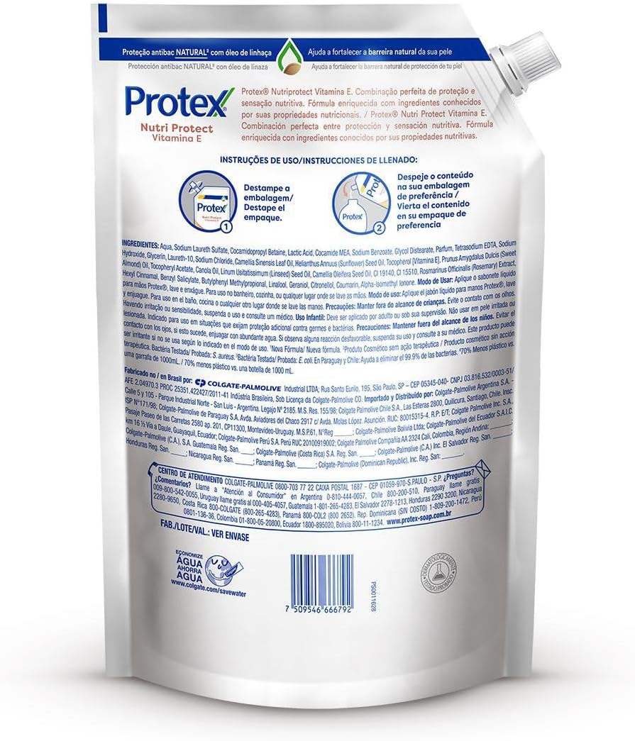 Sabonete Líquido Antibacteriano Protex 900ml
