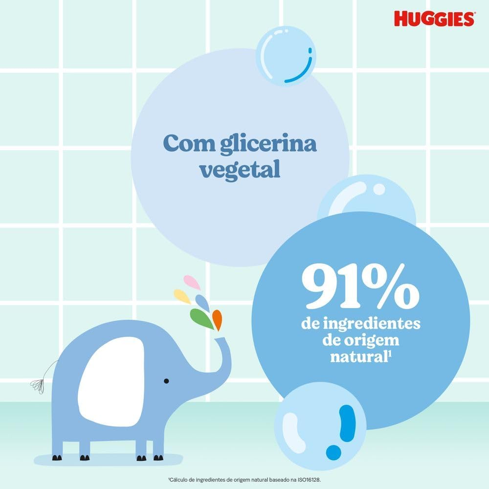 Sabonete Líquido de Glicerina Huggies Extra Suave 600 ml