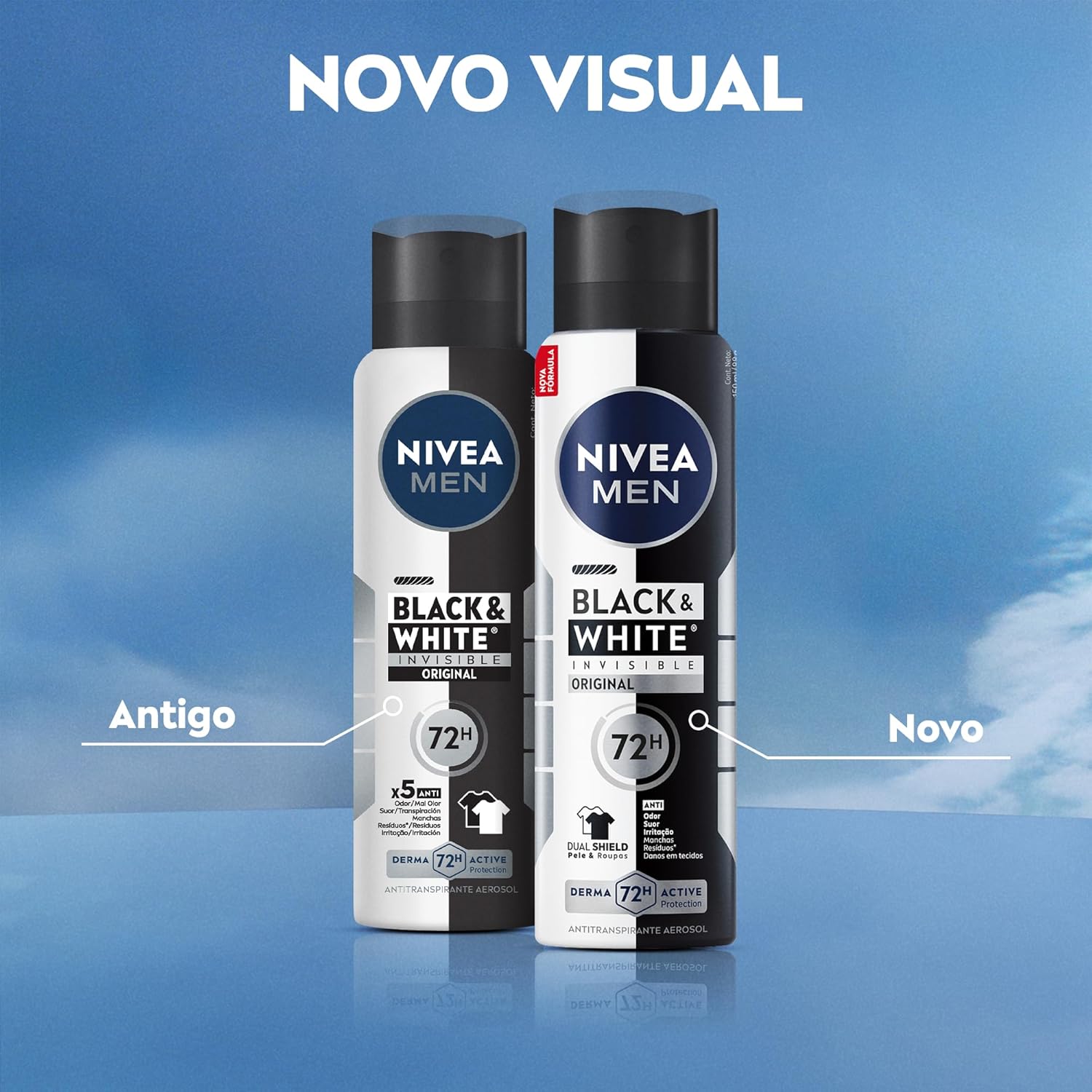 Desodorante Antitranspirante NIVEA Proteção 72h Anti-manchas