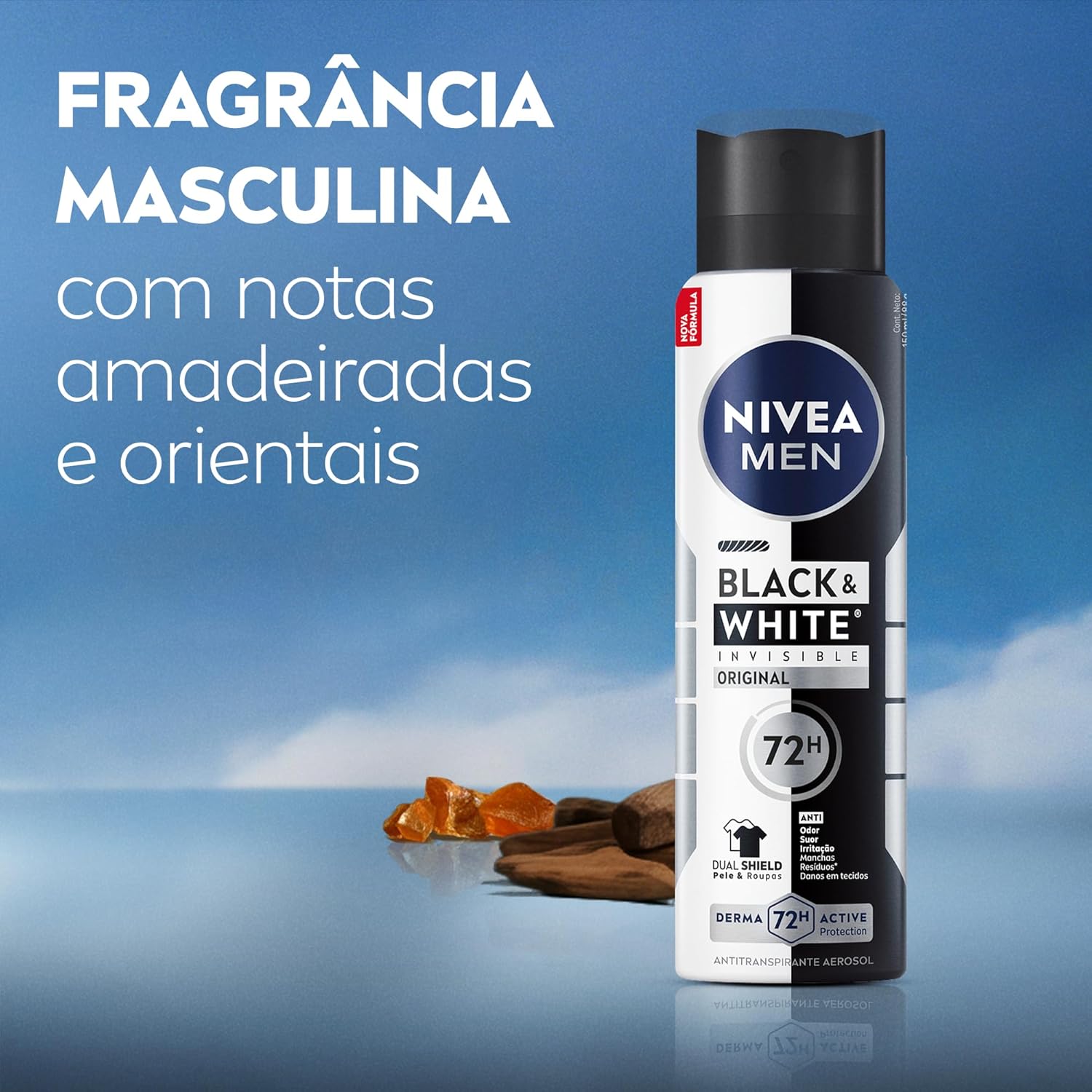 Desodorante Antitranspirante NIVEA Proteção 72h Anti-manchas