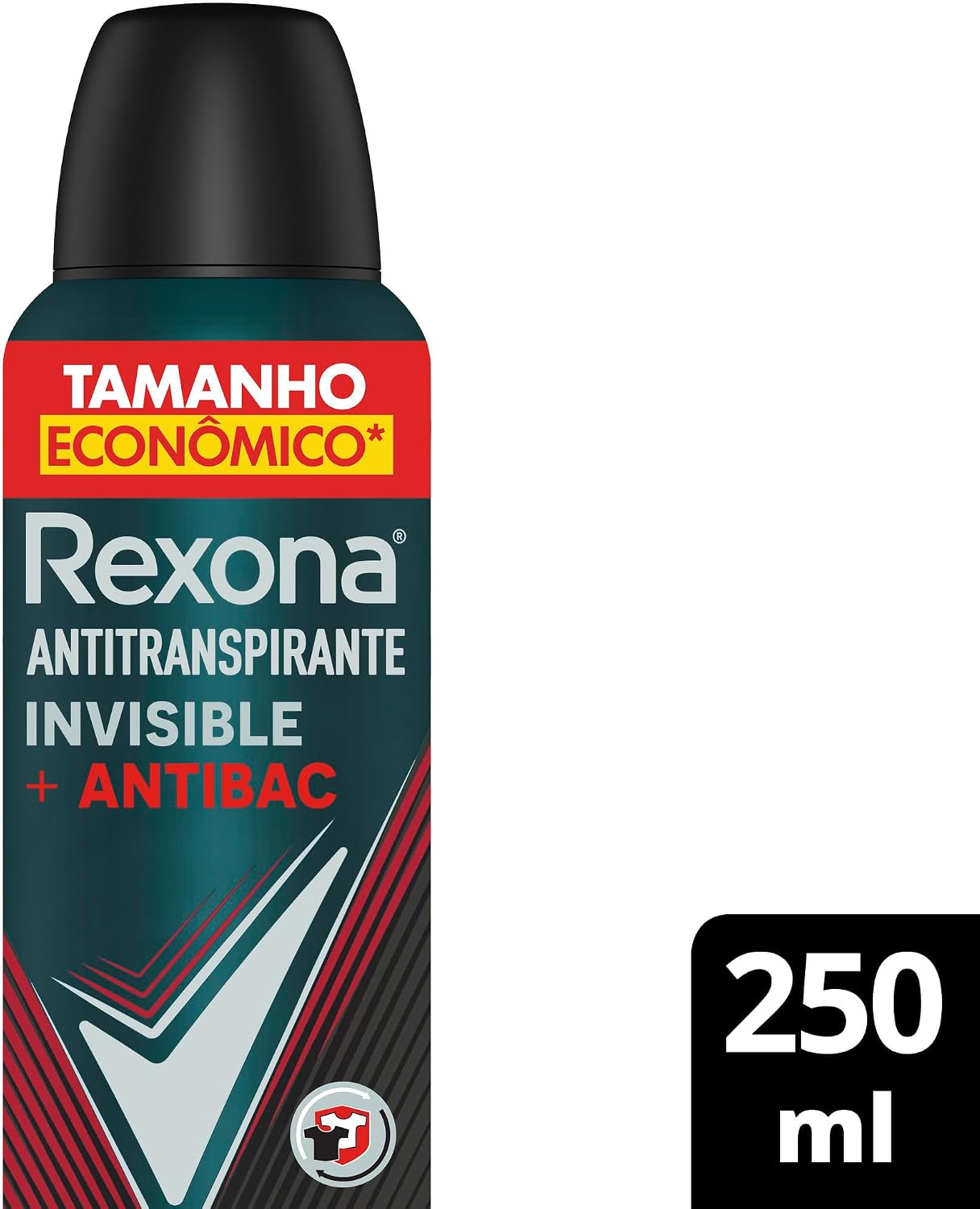 Desodorante Antitranspirante Aerosol Rexona Men Antibacterial + Invisible 72h