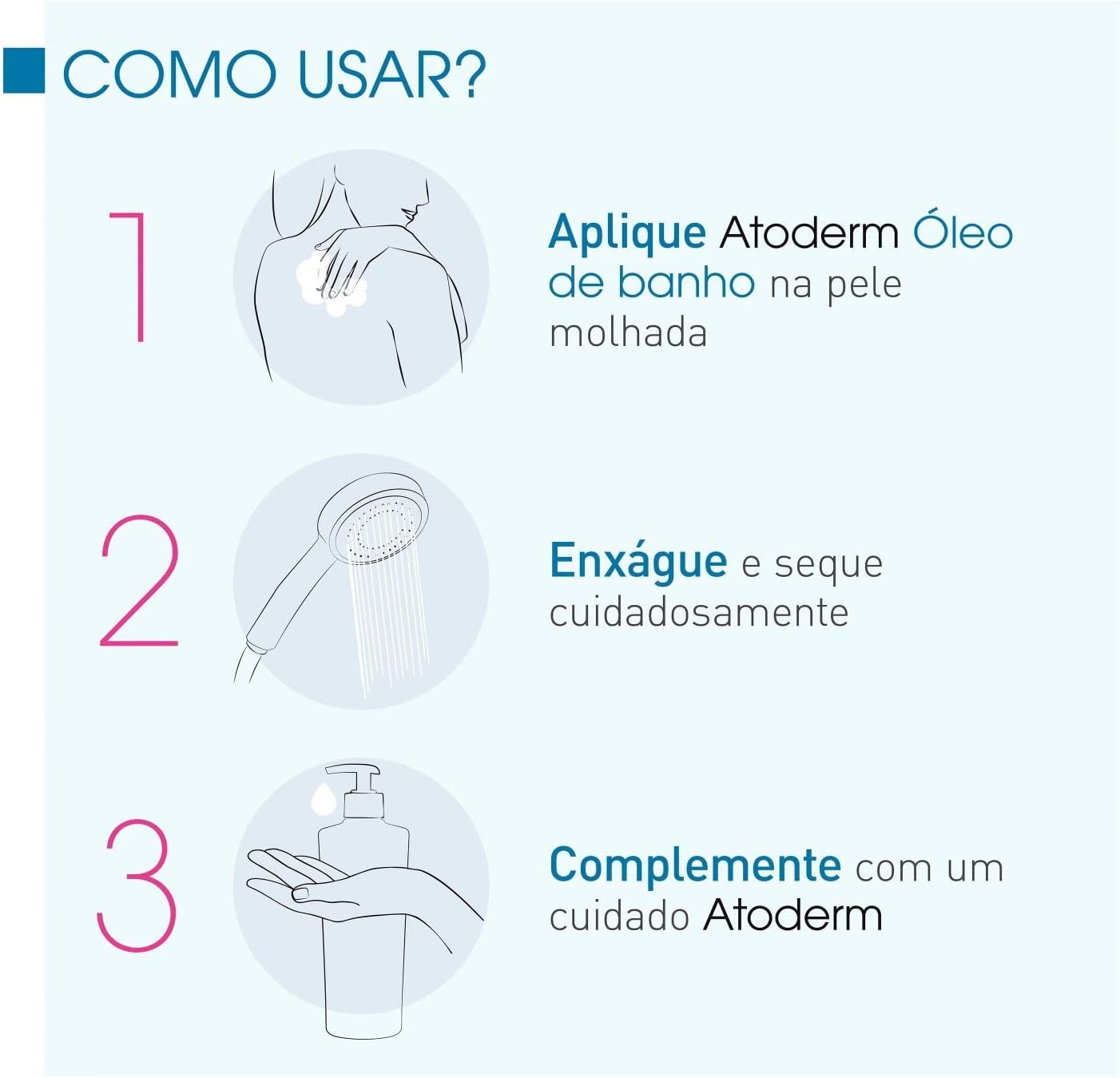 Bioderma Atoderm Óleo De Banho - Higiene Hidratante Diária 1 Litro