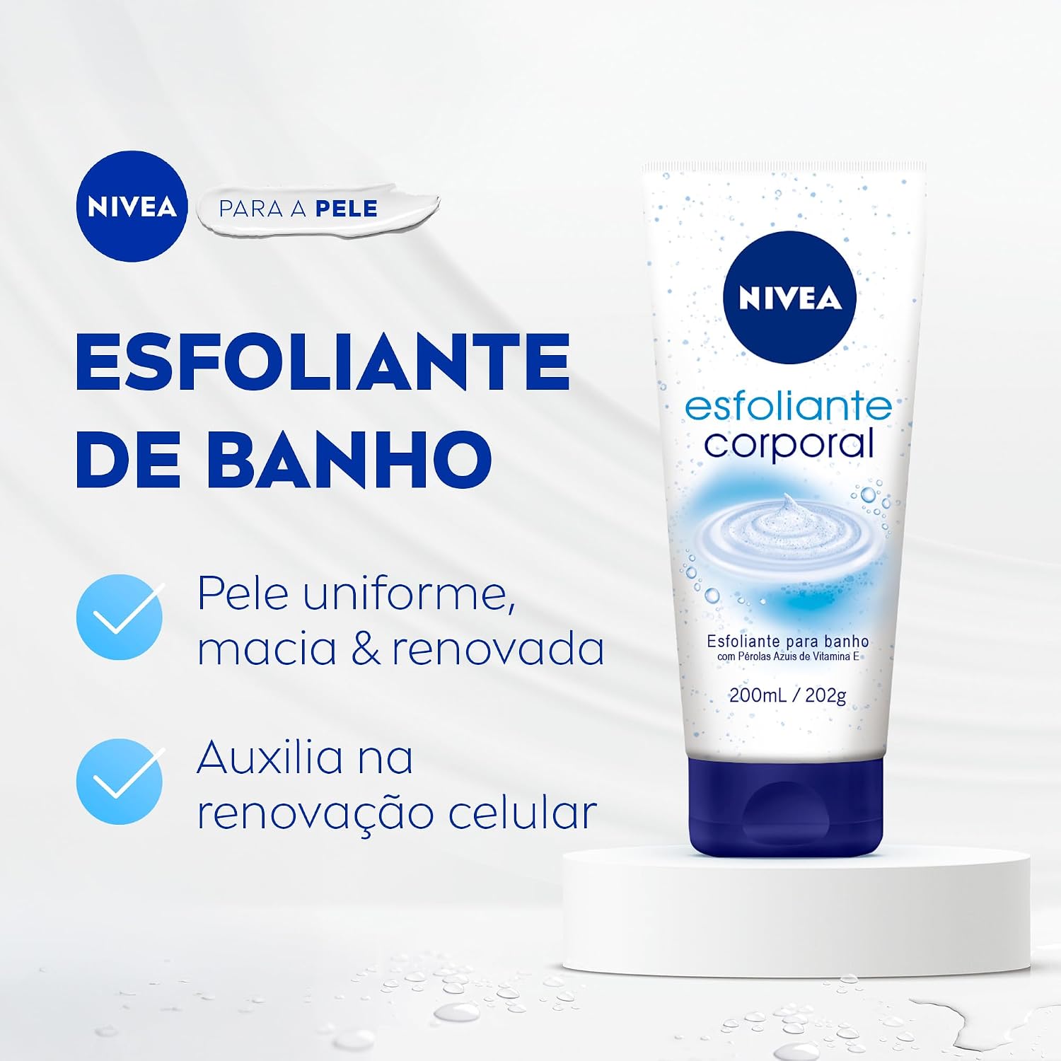 Sabonete Esfoliante Facial NIVEA com Pérolas de Vitamina E