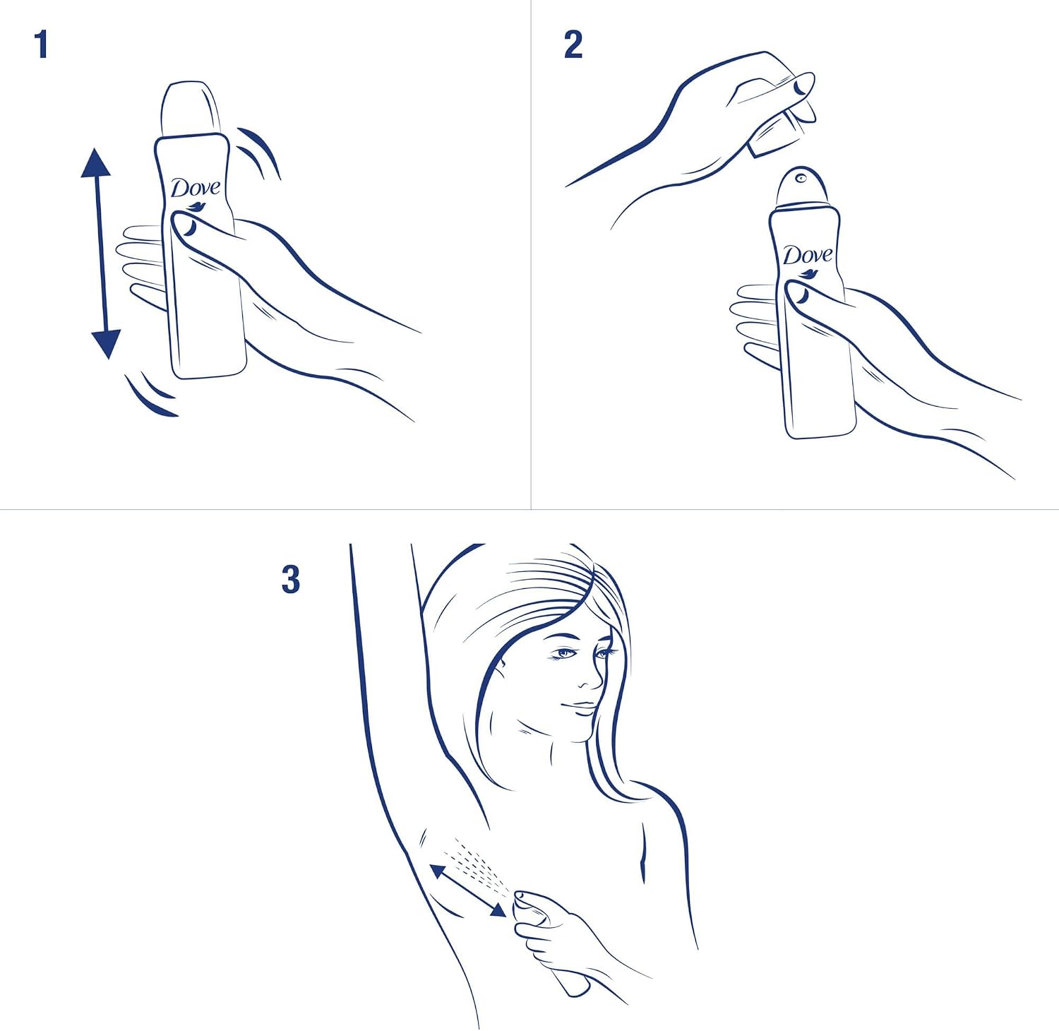 Dove Desodorante Antitranspirante Aerosol Invisible Care 250ml