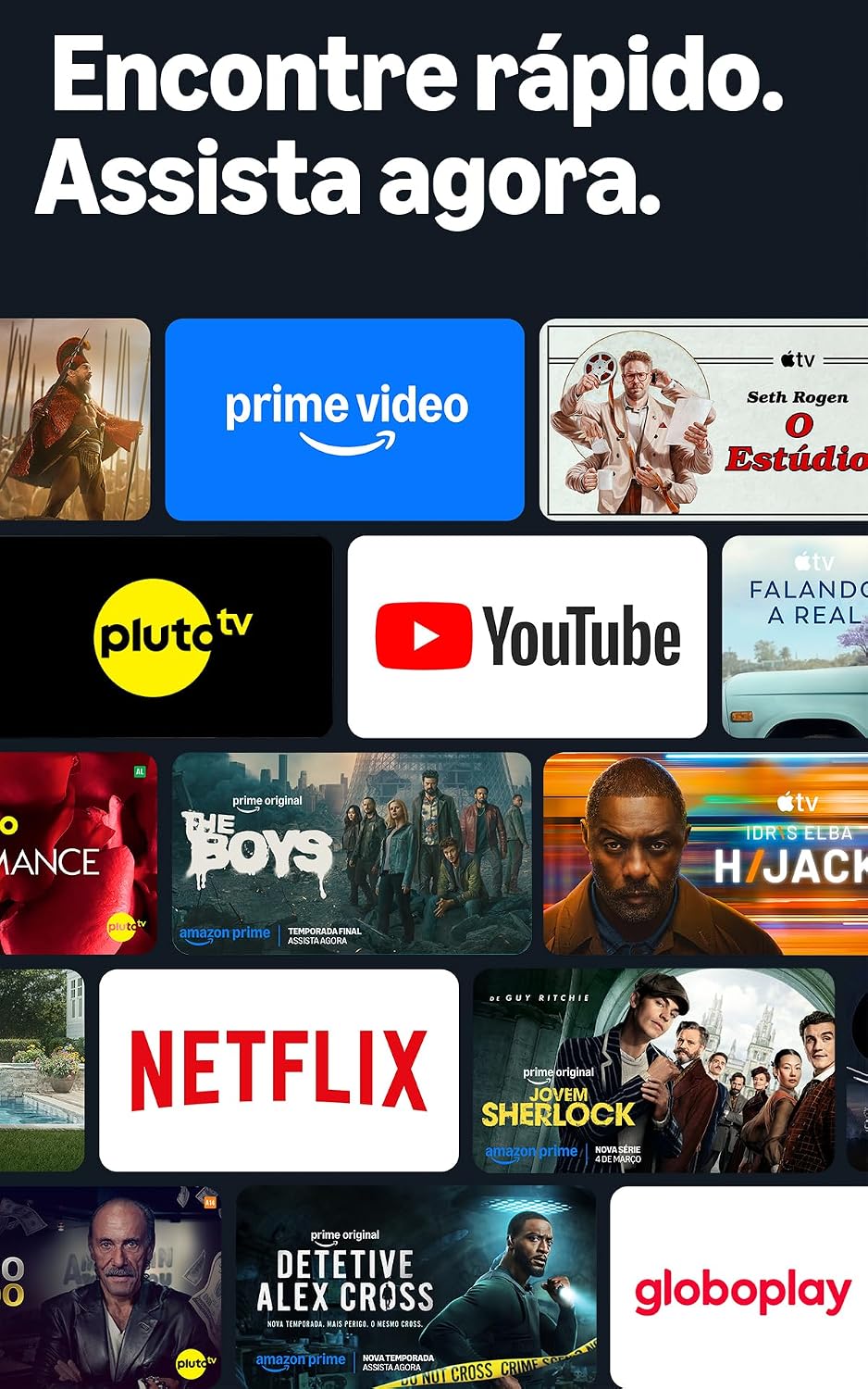 Fire TV Stick HD Amazon com Controle Remoto por Voz com Alexa
