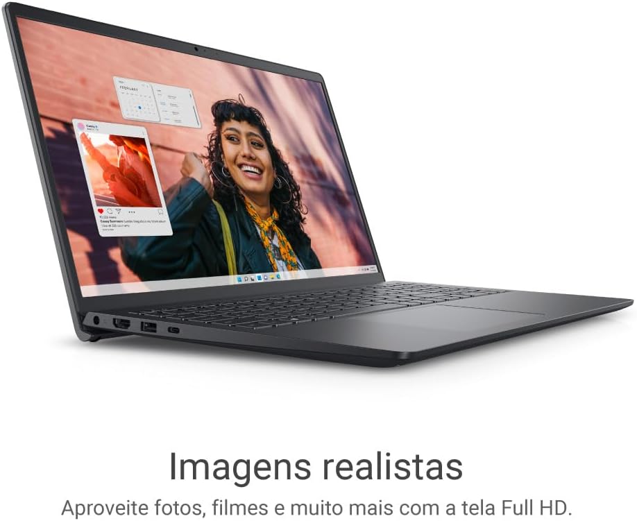 Notebook Dell Inspiron 15 3530 ─ i15-I1300-A80P, 15.6" Full HD (1920 x 1080), Intel Core i7-1355U, 16GB RAM, 1TB SSD, Windows 11 Home, Preto Carbono