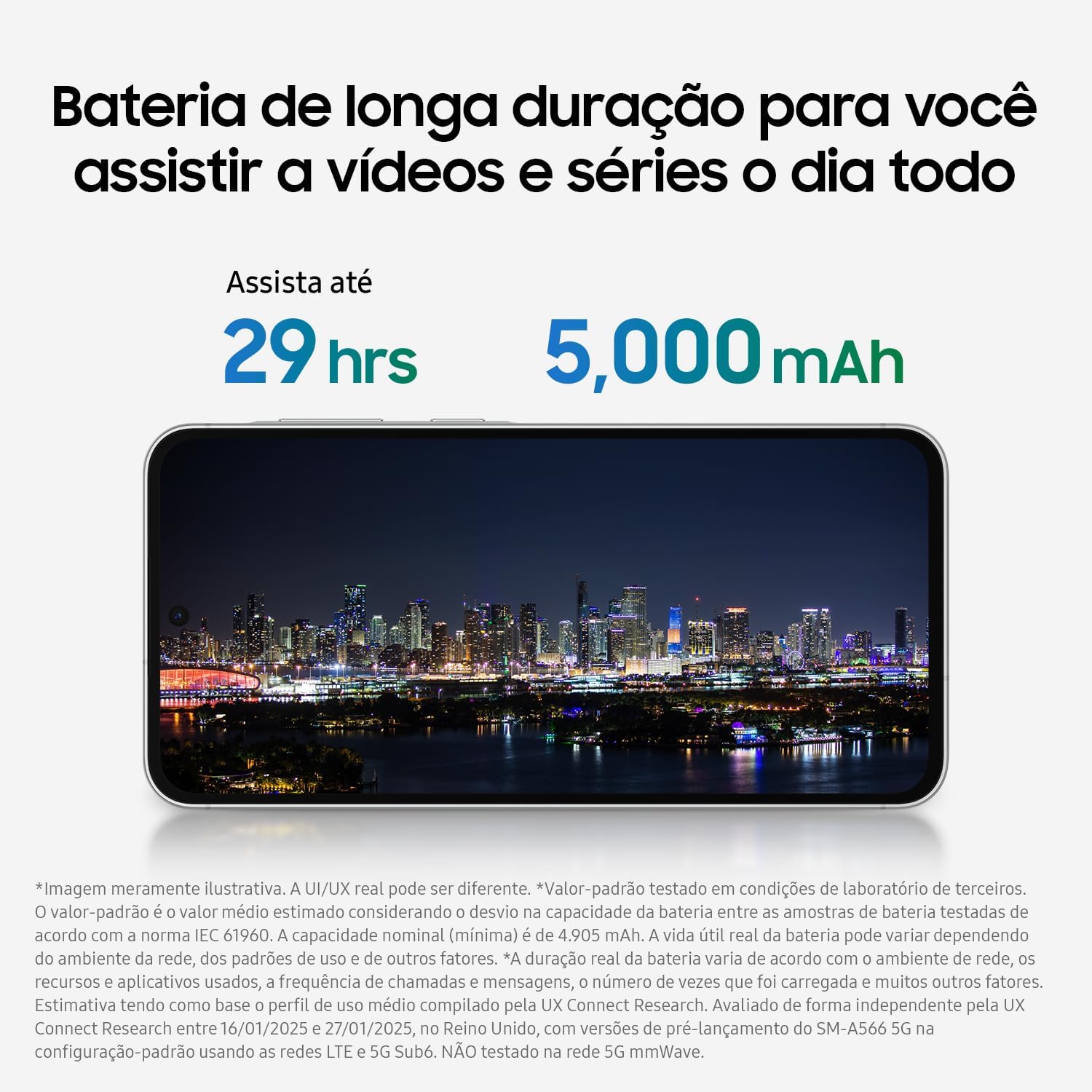 Celular Samsung Galaxy A36 5G 256GB, 8GB RAM, Recursos AI (Preto)