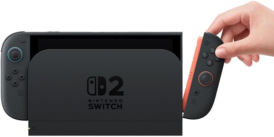 Nintendo, Console, Nintendo Switch 2, Nacional, Portátil e Doméstico, Bateria de até 9 Horas, Inclui Joy-Con com Suporte e Alças, 1 ano de Garantia - Modelo Nacional de Tomada
