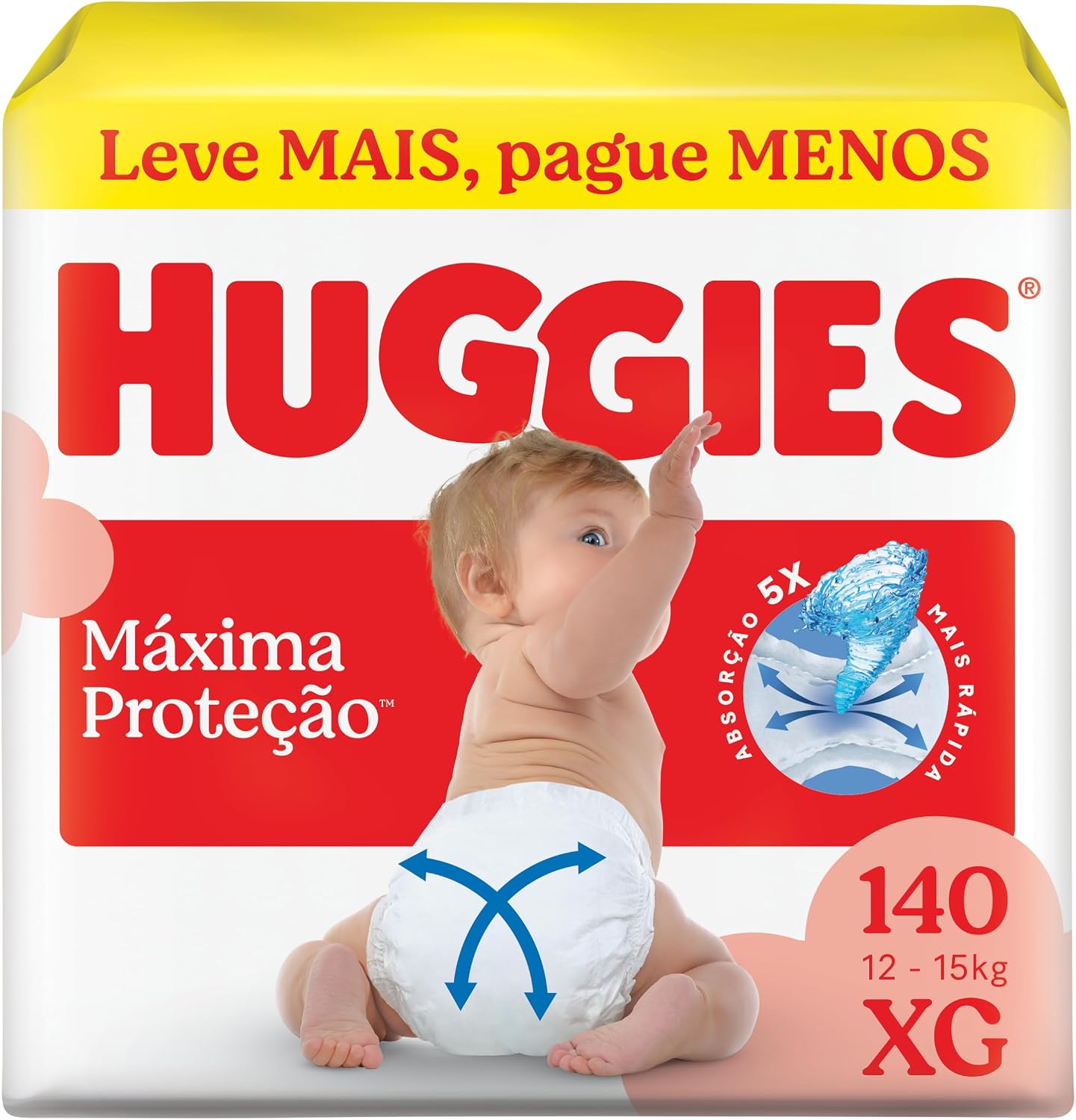 Fralda Descartável Huggies Extra Macia com Proteção Noturna