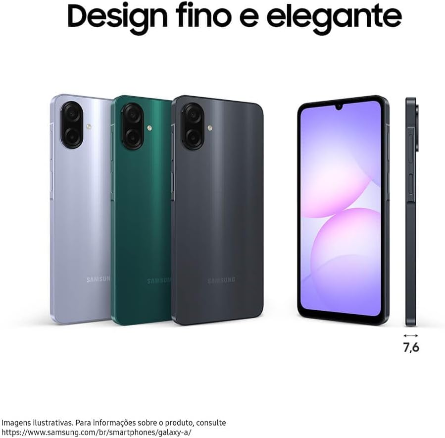 Smartphone Samsung Galaxy 256GB 8GB RAM Câmera Dupla 50MP