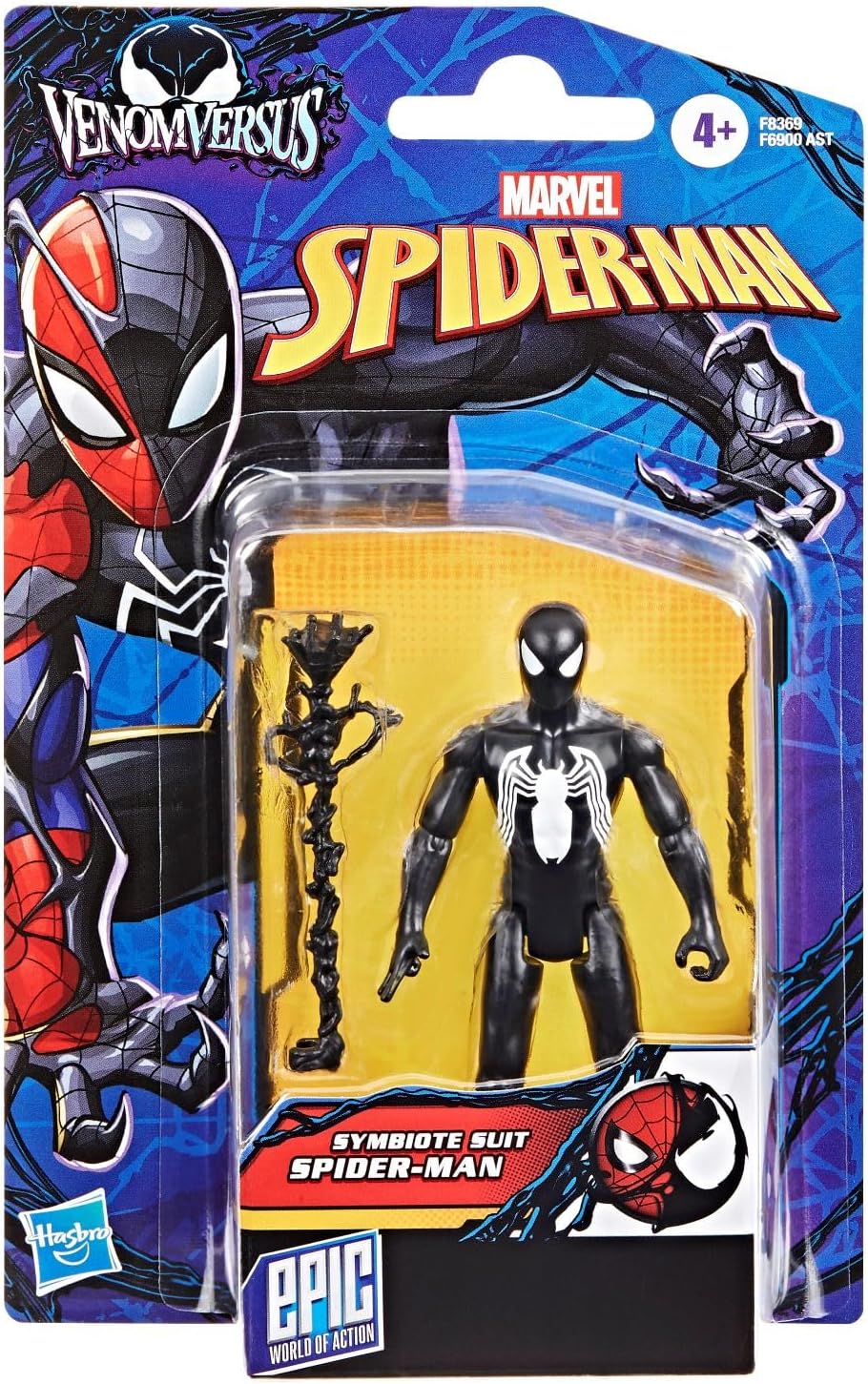 Boneco Homem-Aranha Traje Preto Figura Articulada 10 cm
