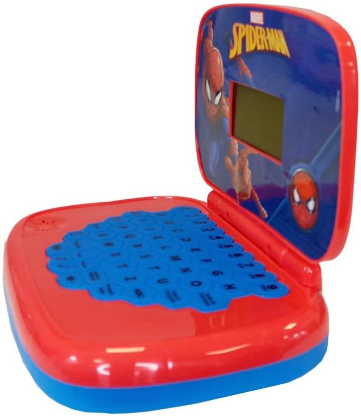 Laptop Infantil Educativo do Homem-Aranha com Música, Letras e Números
