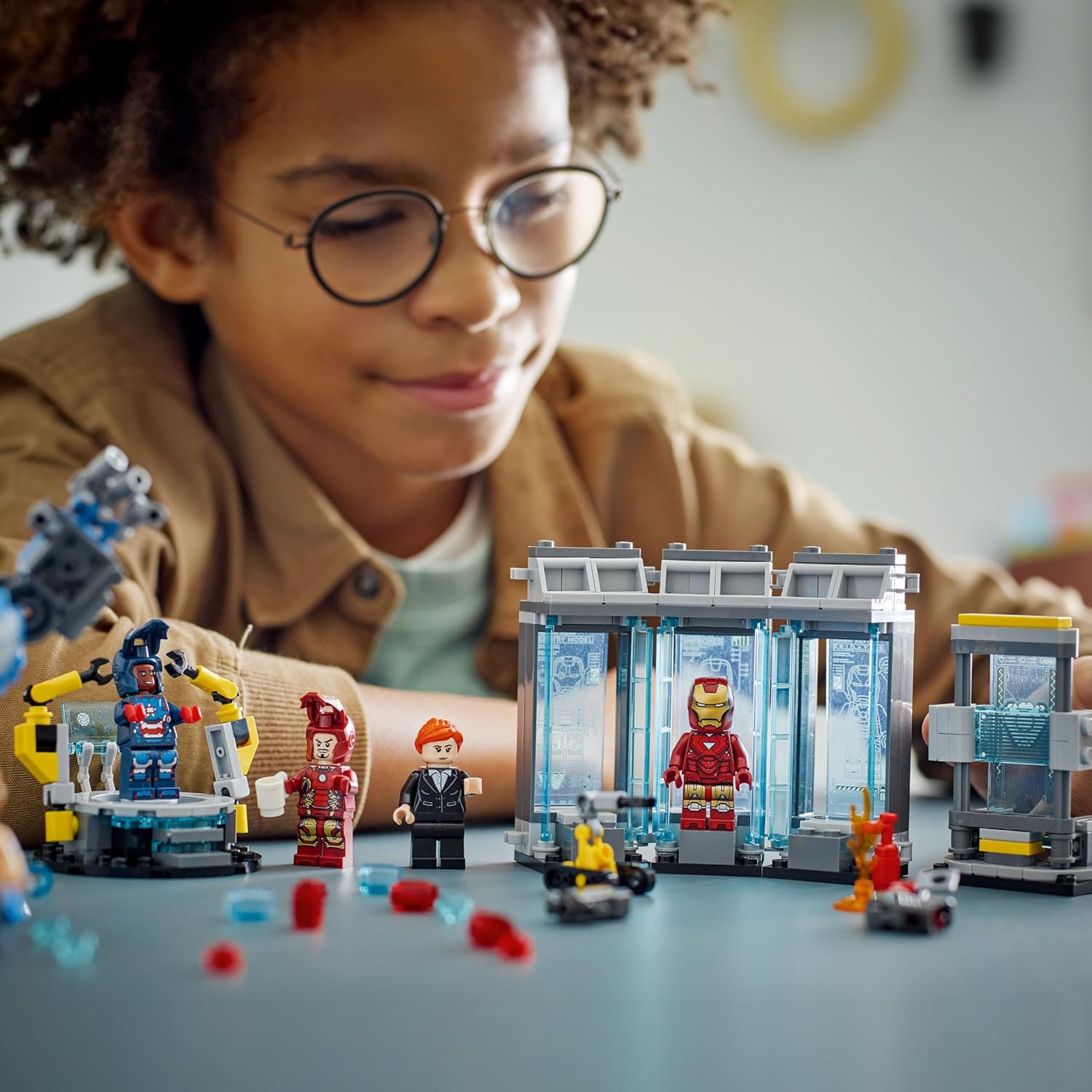 LEGO Marvel Laboratório do Homem de Ferro: Salão de Armaduras