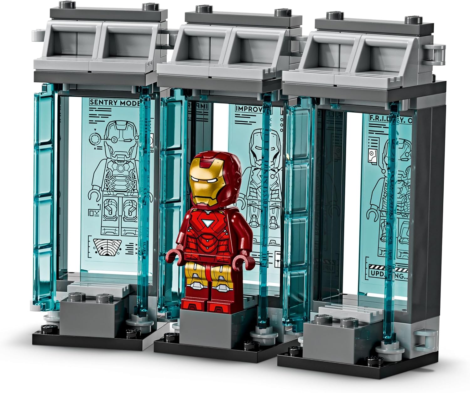 LEGO Marvel Laboratório do Homem de Ferro: Salão de Armaduras