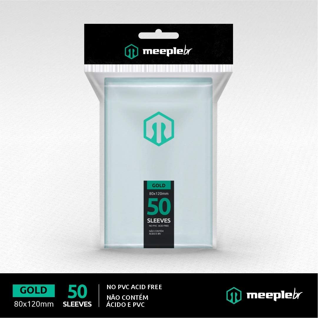 Protetores Sleeves para Cartas de Jogos Polipropileno Transparente 60 Micras