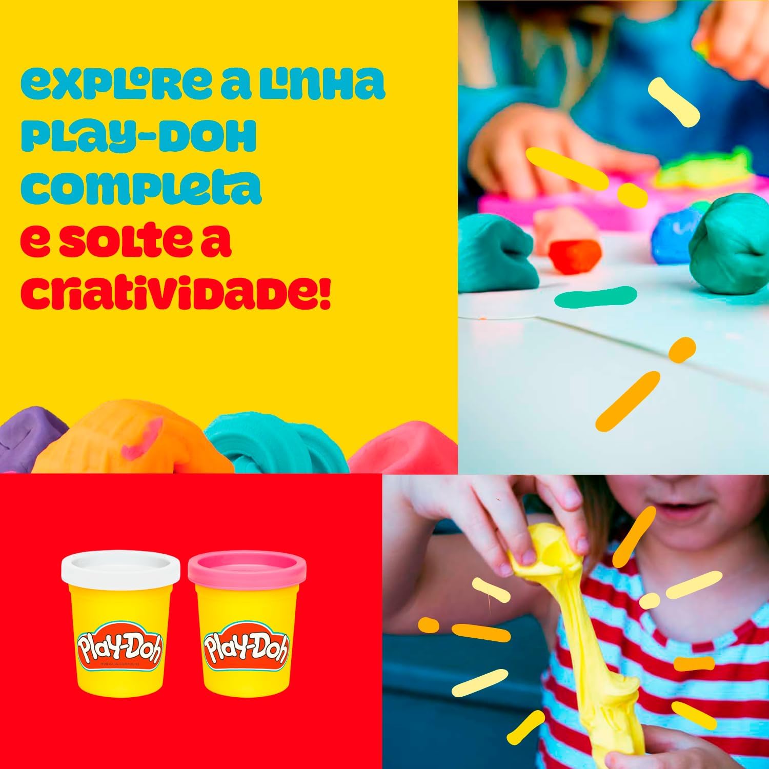 Kit Inicial Play-Doh com Sacola de Armazenamento