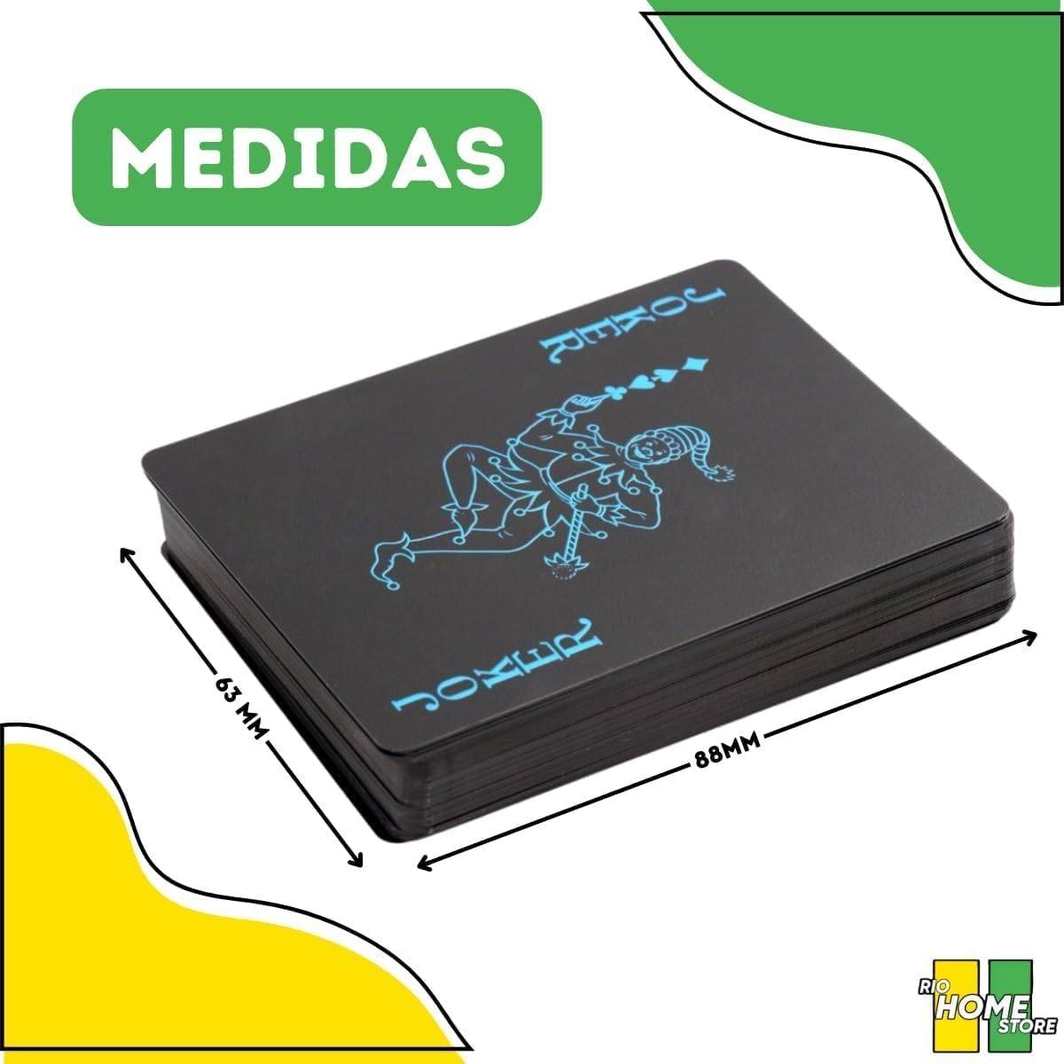 Conjunto de Baralho Vermelho e Azul 108 Cartas