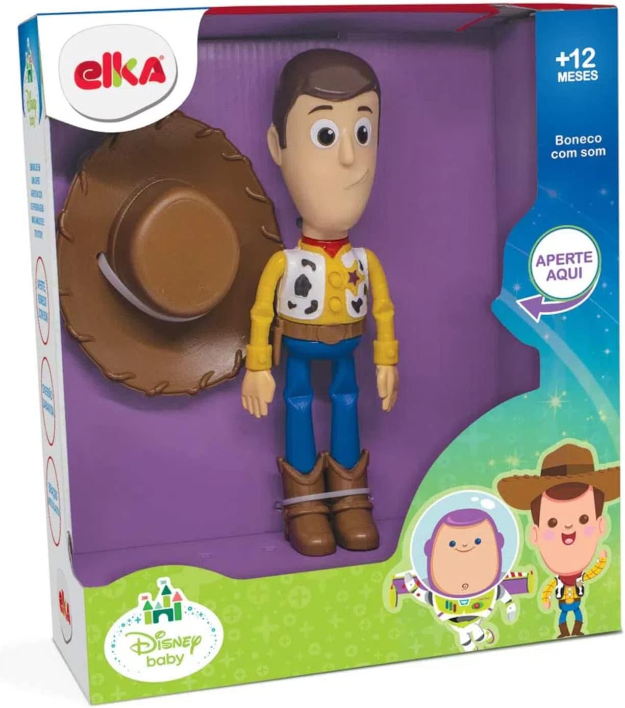 Boneco Woody com Braços Articulados e Frases do Filme