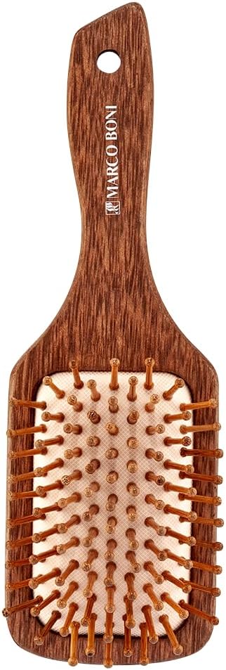 Escova de Madeira com Cerdas de Bambu Antiestática