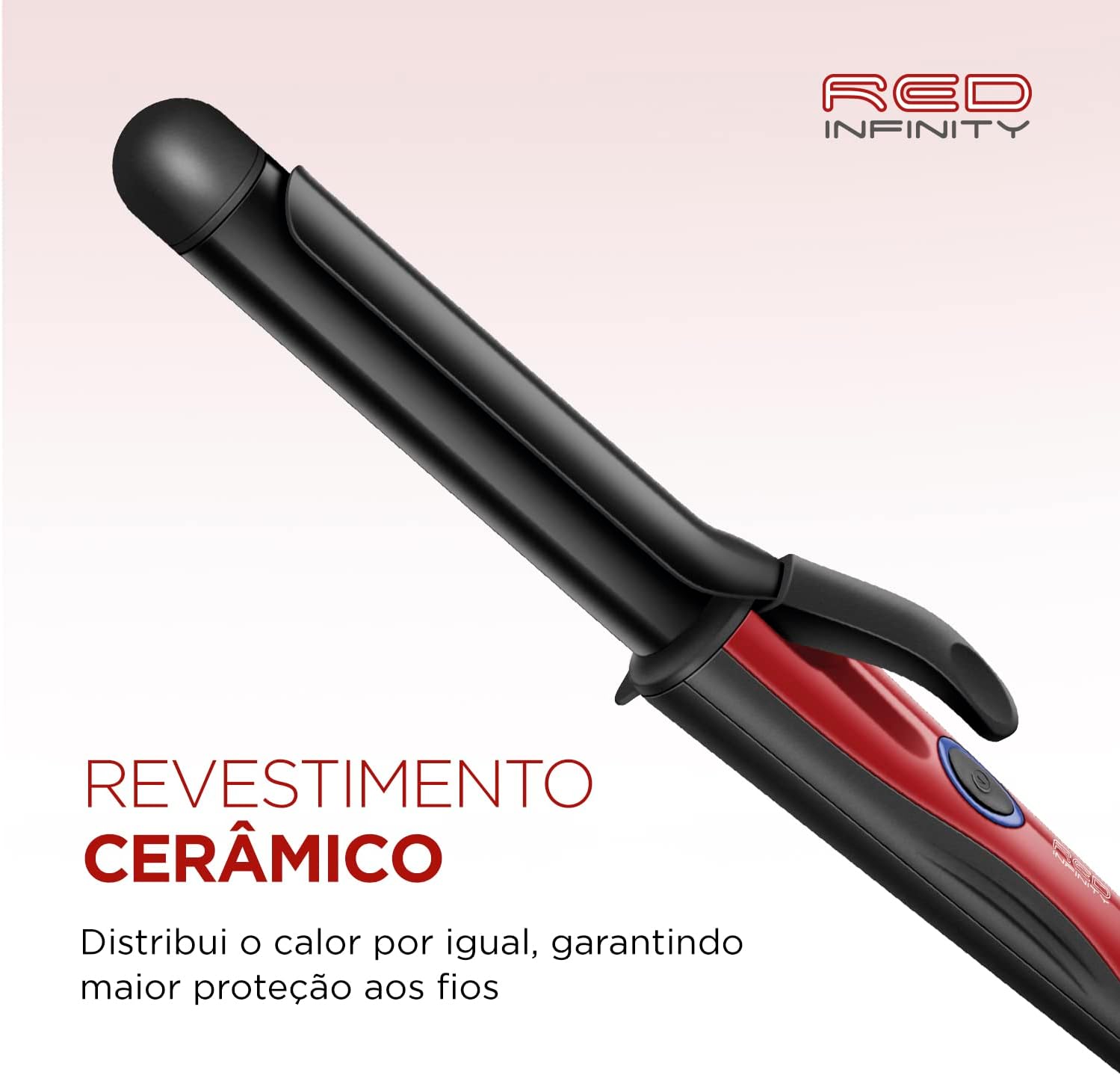 Modelador de Cachos 25mm com Revestimento Cerâmico