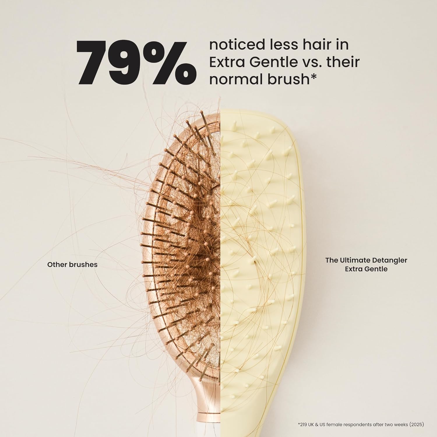 Escova Tangle Teezer The Ultimate Detangler Extra Gentle Amarelo