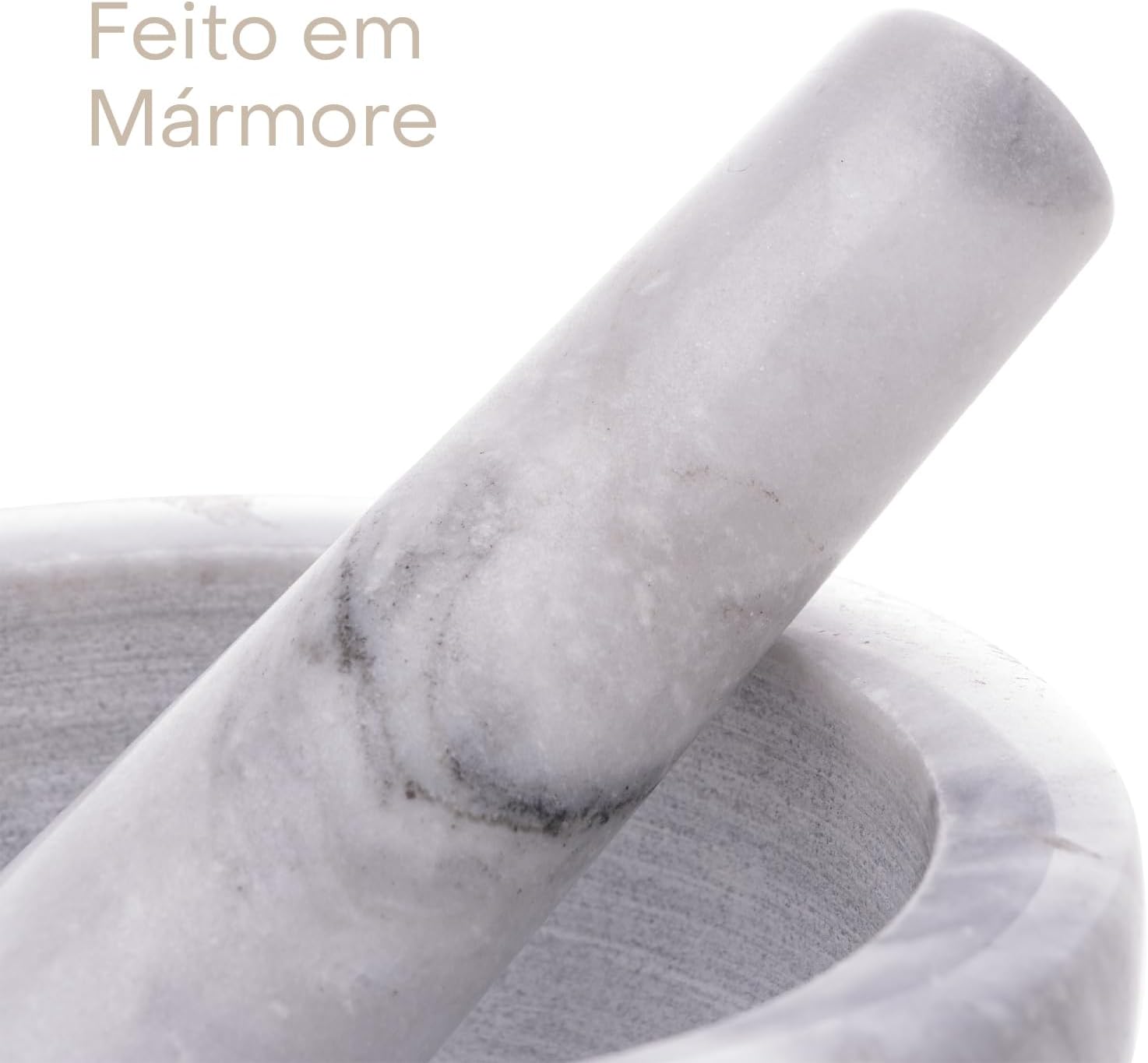 Pilão com Socador de Mármore