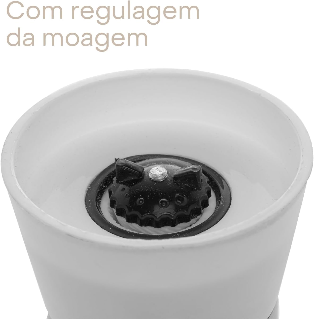 Moedor de Temperos em Vidro com Moagem Ajustável