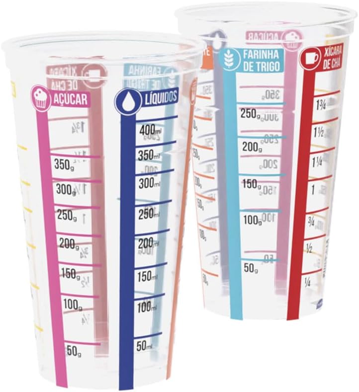 Copo Medidor Plástico 500 Ml Plásutil