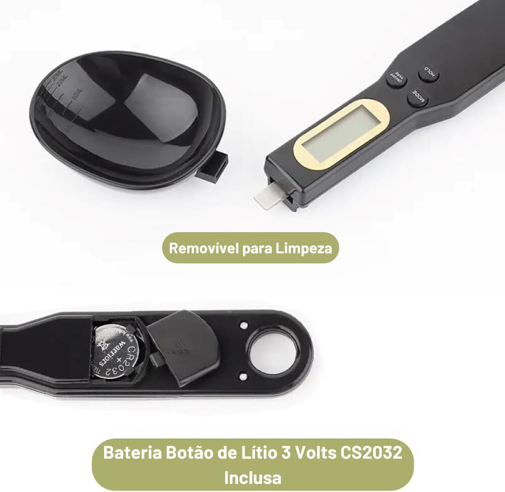 Balança Digital de Precisão 0,1g até 500g com Função Tara