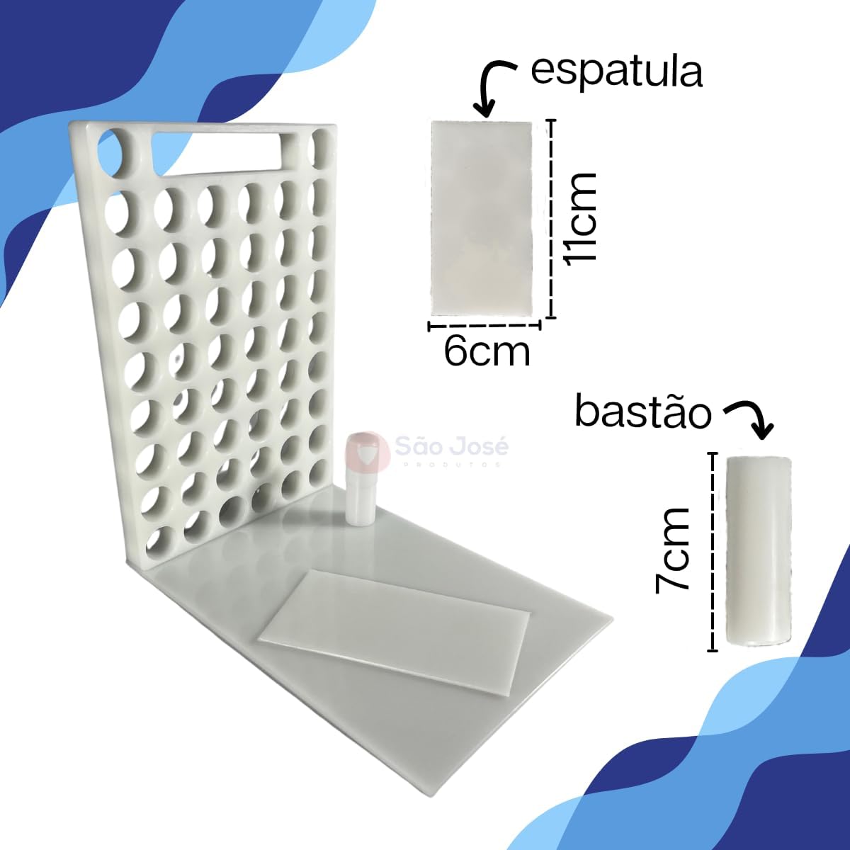 Placa Porcionadora De Doces Brigadeiro Beijinho 50 Furos (10g)
