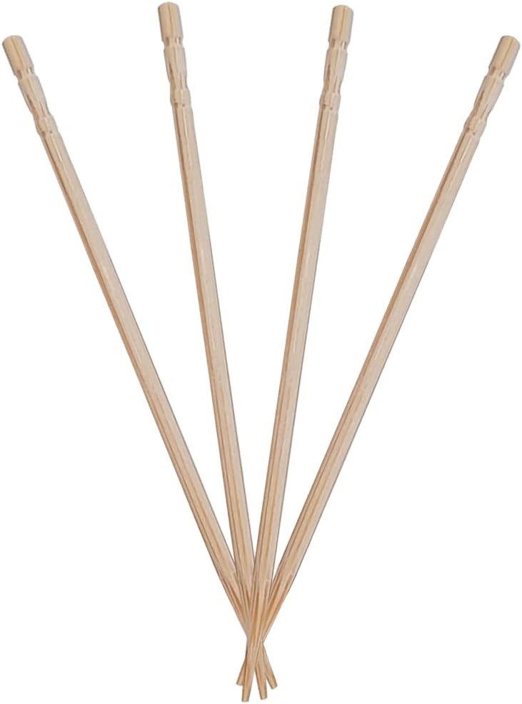 500 Palito De Dente Bambú 6.5 Cm Estilo Japonês Com Suporte