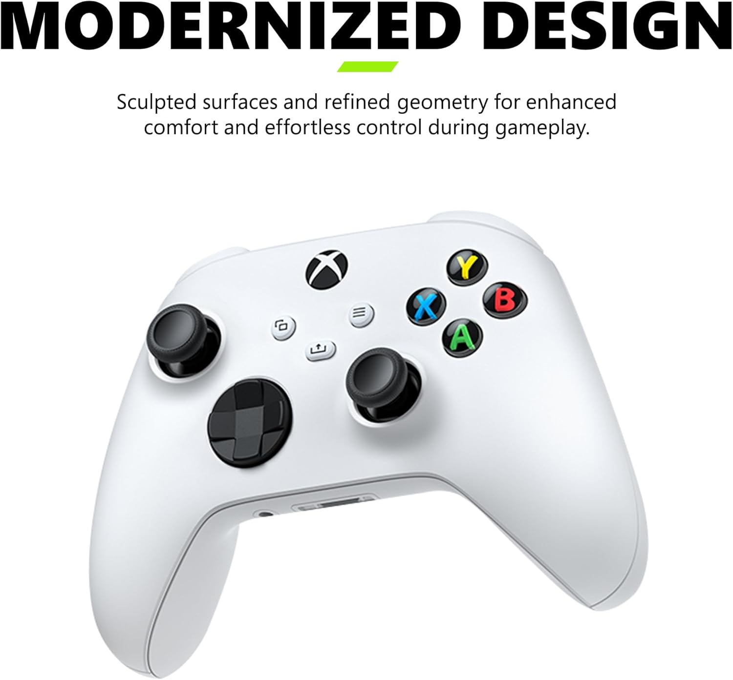 Controle Sem Fio Xbox Robot White