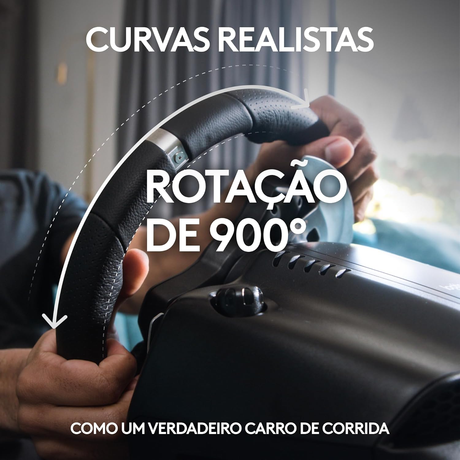 Volante Logitech G920 Driving Force para Xbox e PC