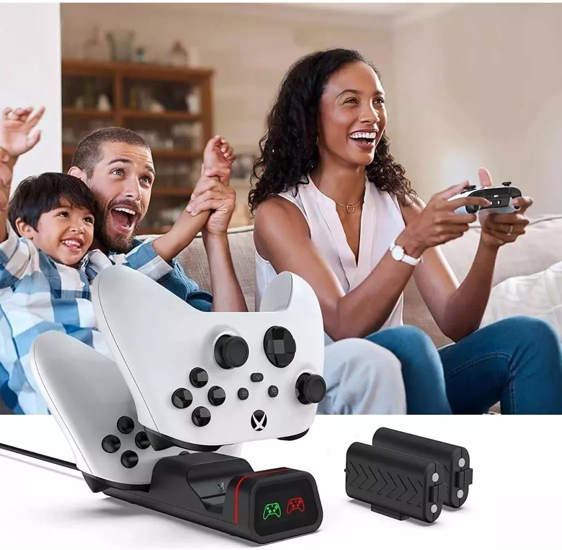 Estação de Carregamento Dupla para Controles Xbox Series S/X