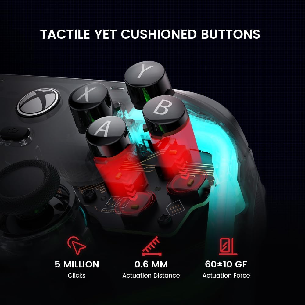 GameSir Kaleid Wired Controller para Xbox com alavancas de efeito Hall e acionadores analógicos