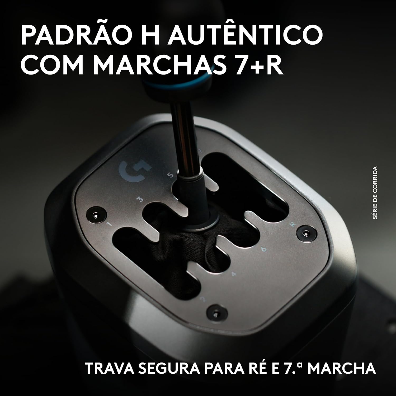 Câmbio Logitech G RS H-SHIFTER - Compatível com a base do volante de corrida RS50 e PRO, para PlayStation PS5, PS4, Xbox-Series X|S, Xbox One e PC