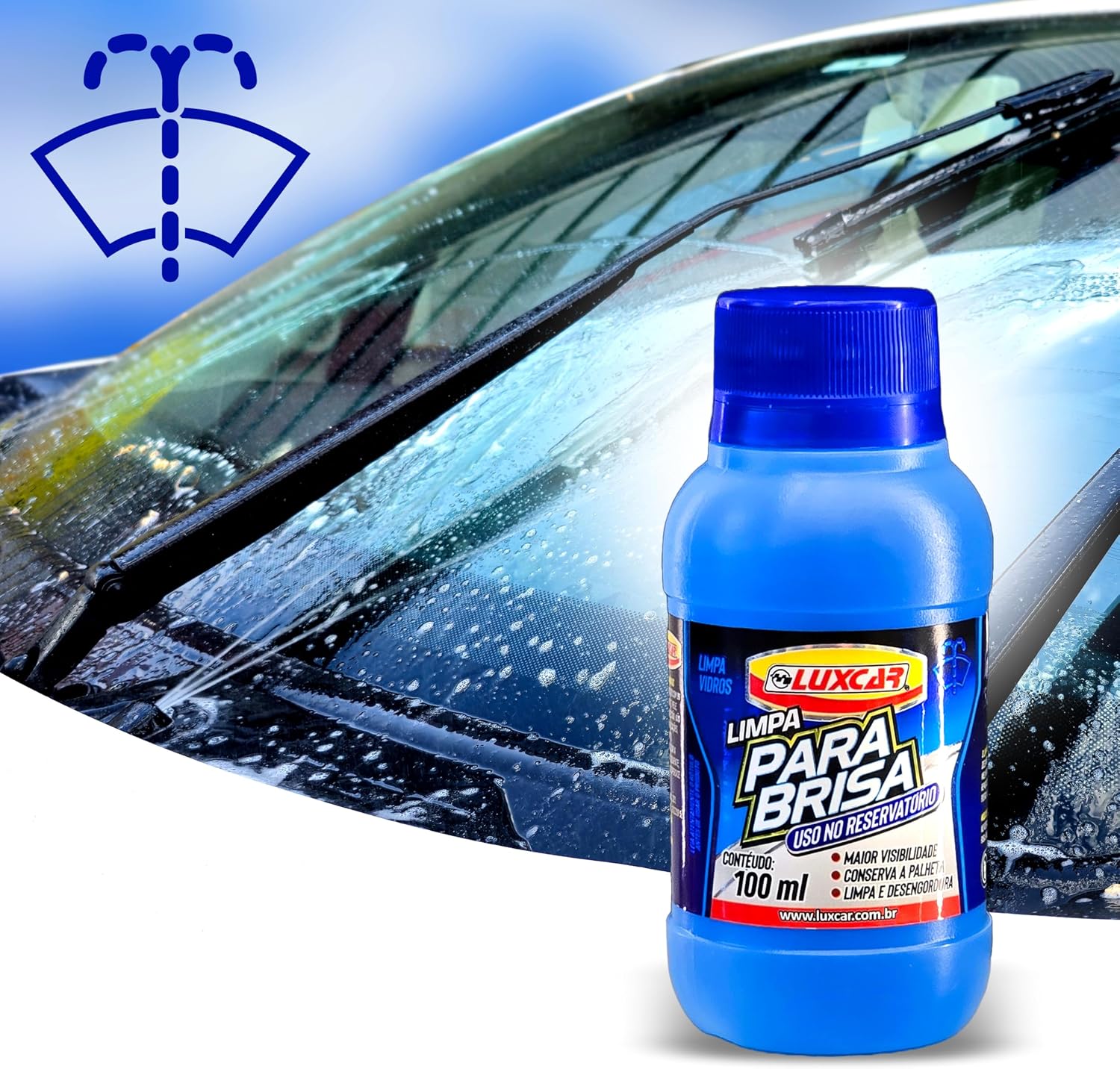 Limpa Para-Brisa Luxcar Concentrado