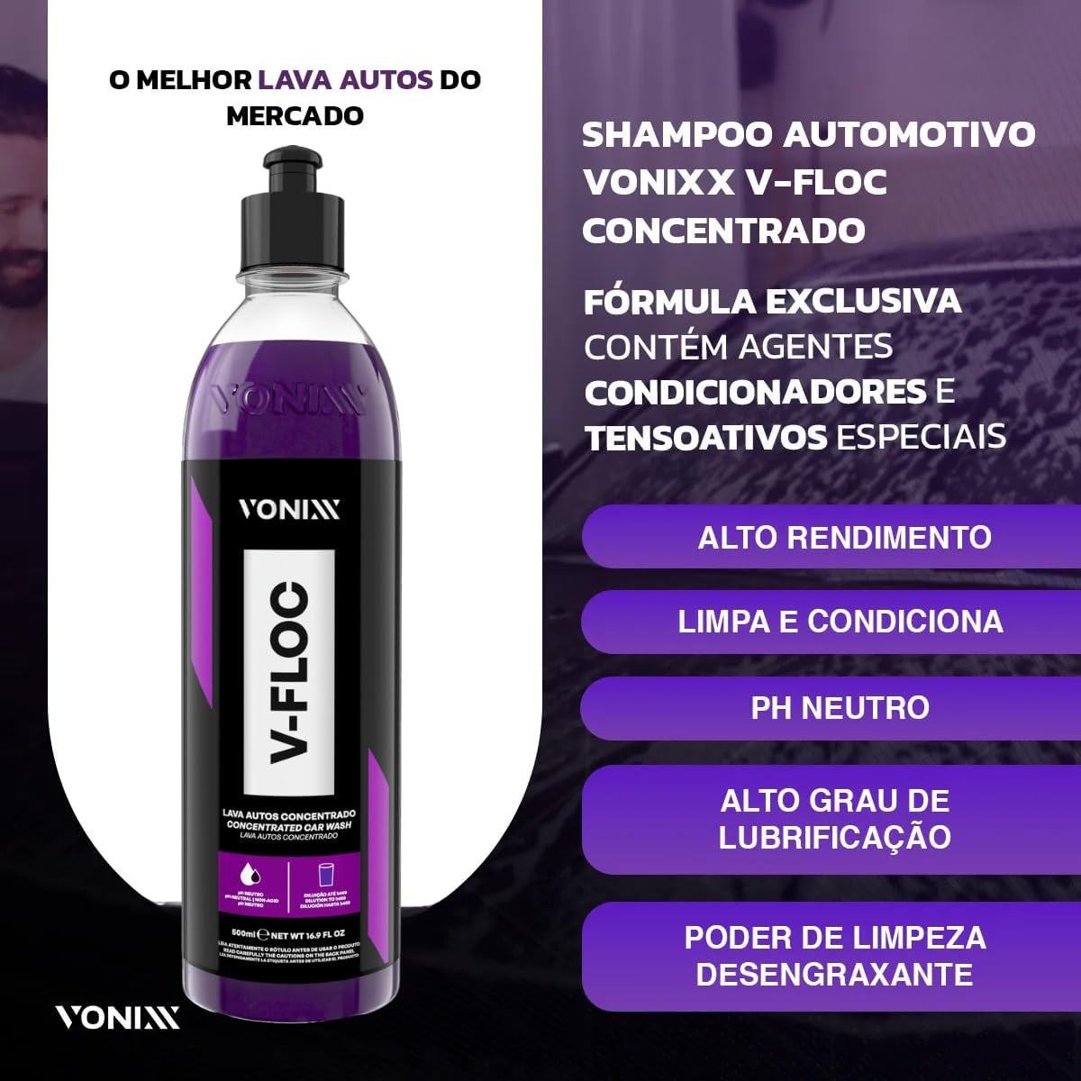 Kit Vonixx V-Floc 500ml e Intense 240ml