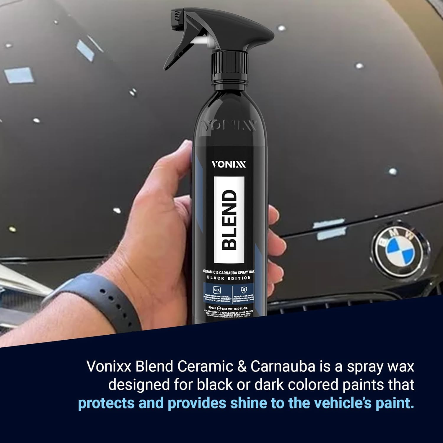Vonix Blend Ceramic &amp; Carnaúba Spray Wax Black Edition