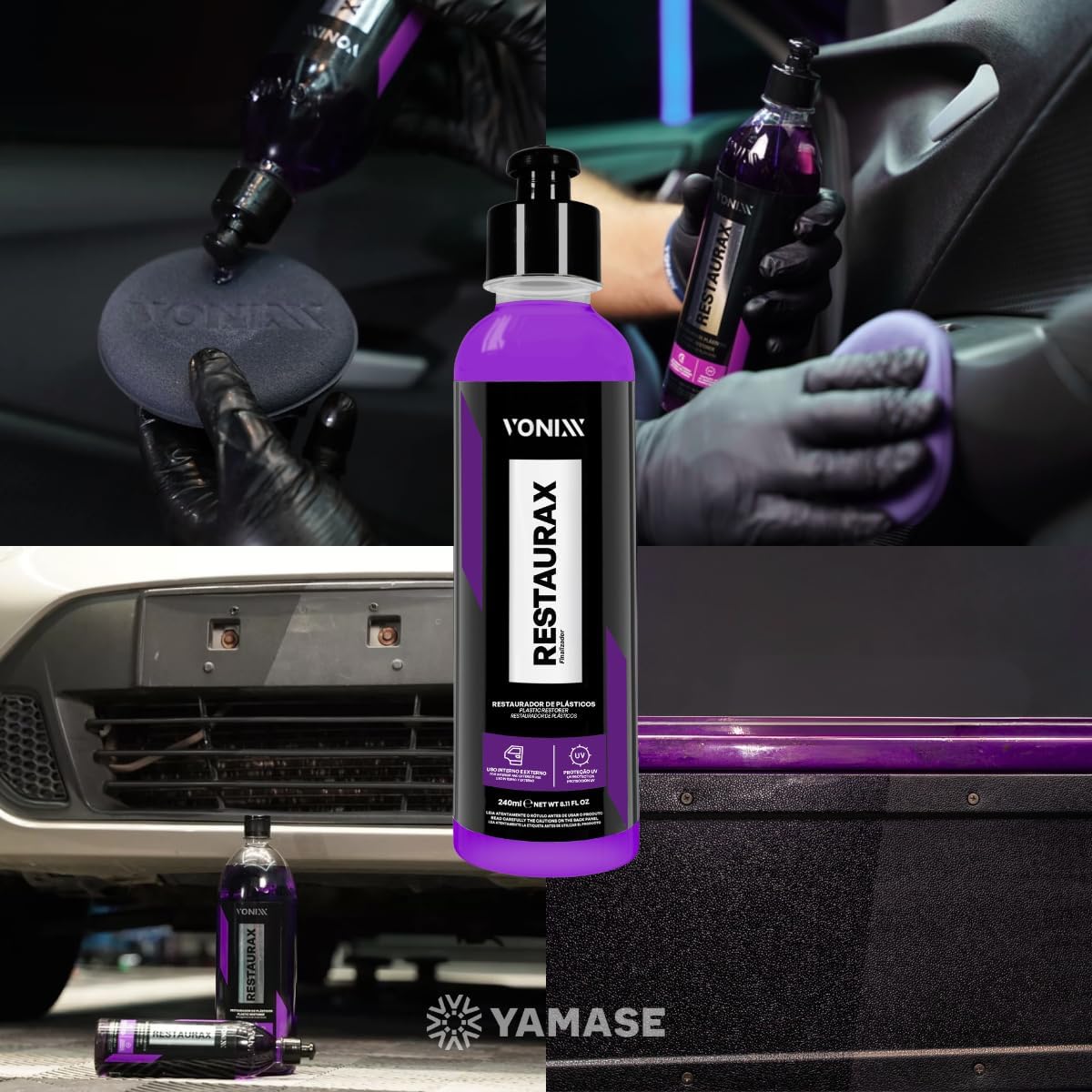 Restaurax 240ml Vonixx Restaurador Revitalizador Plástico