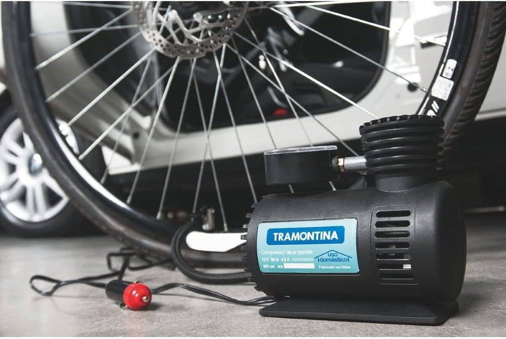 Compressor de Ar Portátil Tramontina 300 psi 50W 12V