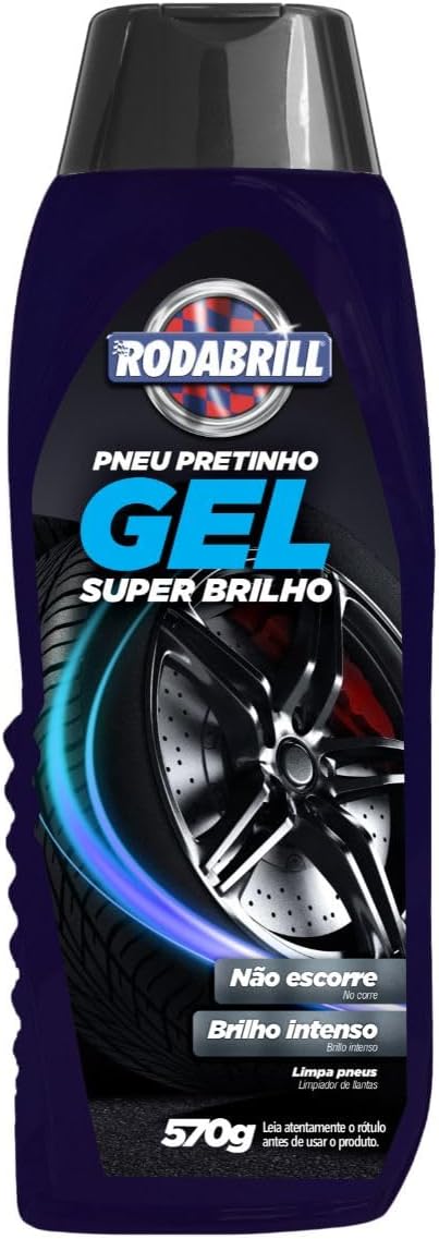 Gel Pretinho para Pneus 570g Super Brilho