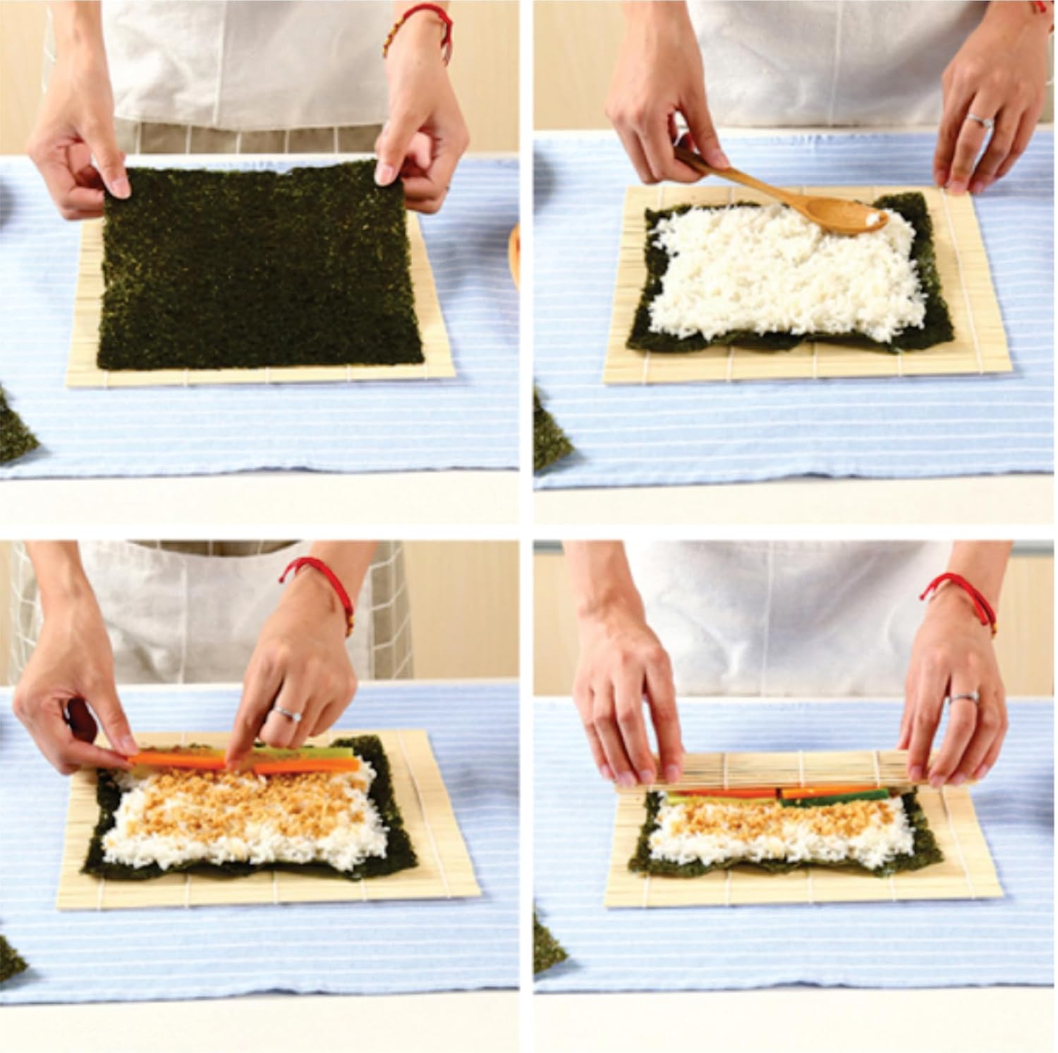 Esteira de Sushi Quadrada 24x24cm