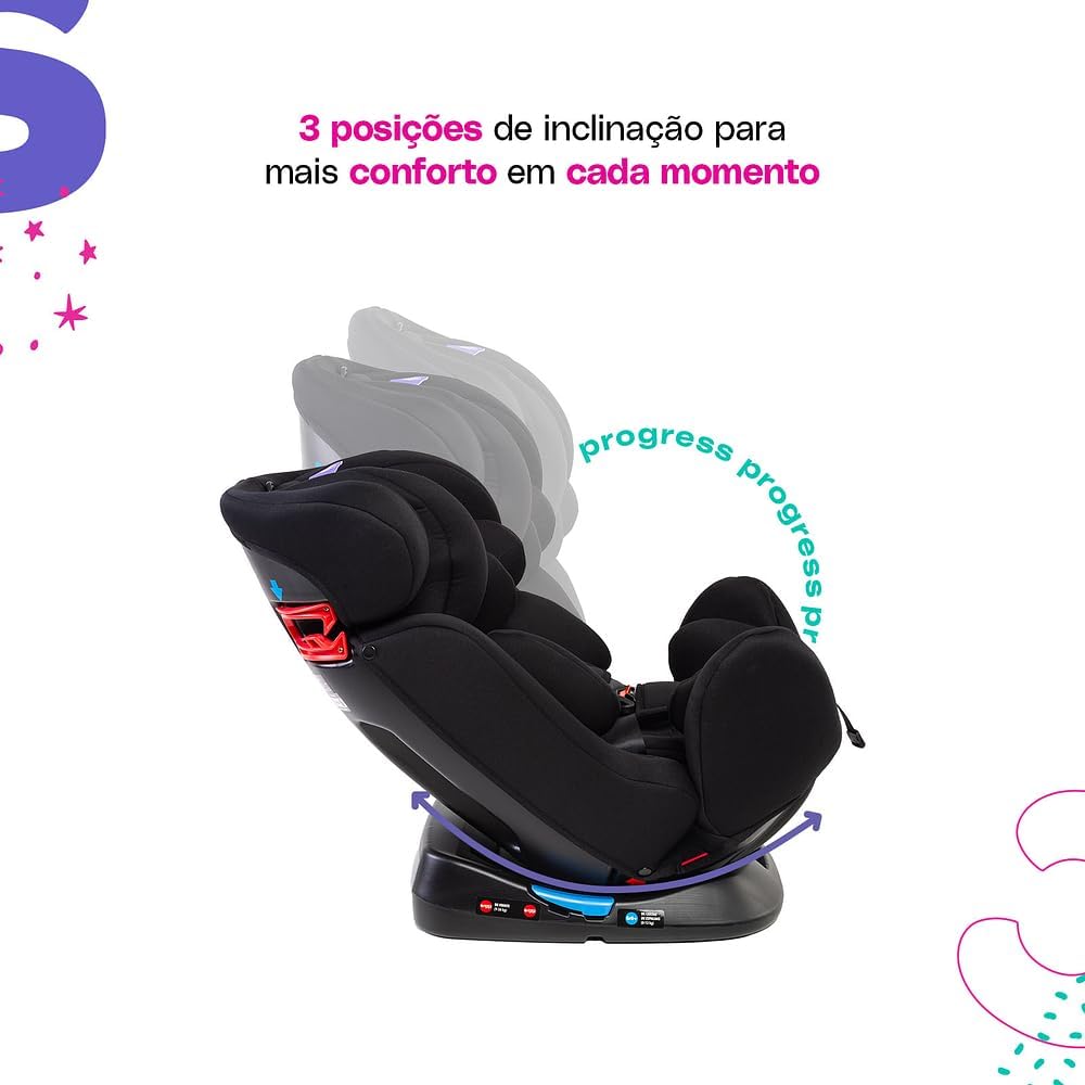 Cadeirinha para Auto até 36kg com 2 Posições de Inclinação