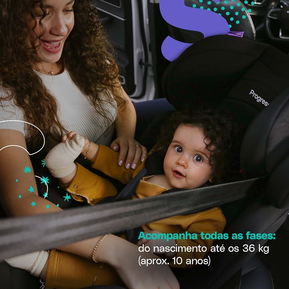 Cadeirinha para Auto até 36kg com 2 Posições de Inclinação