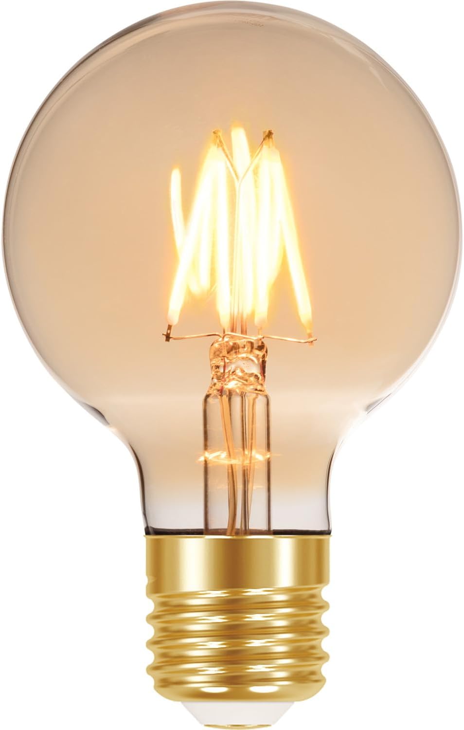 Lâmpada LED Filamento Vintage Globo E27, 4W, Ambar Taschibra G80 11080382 | 11080382