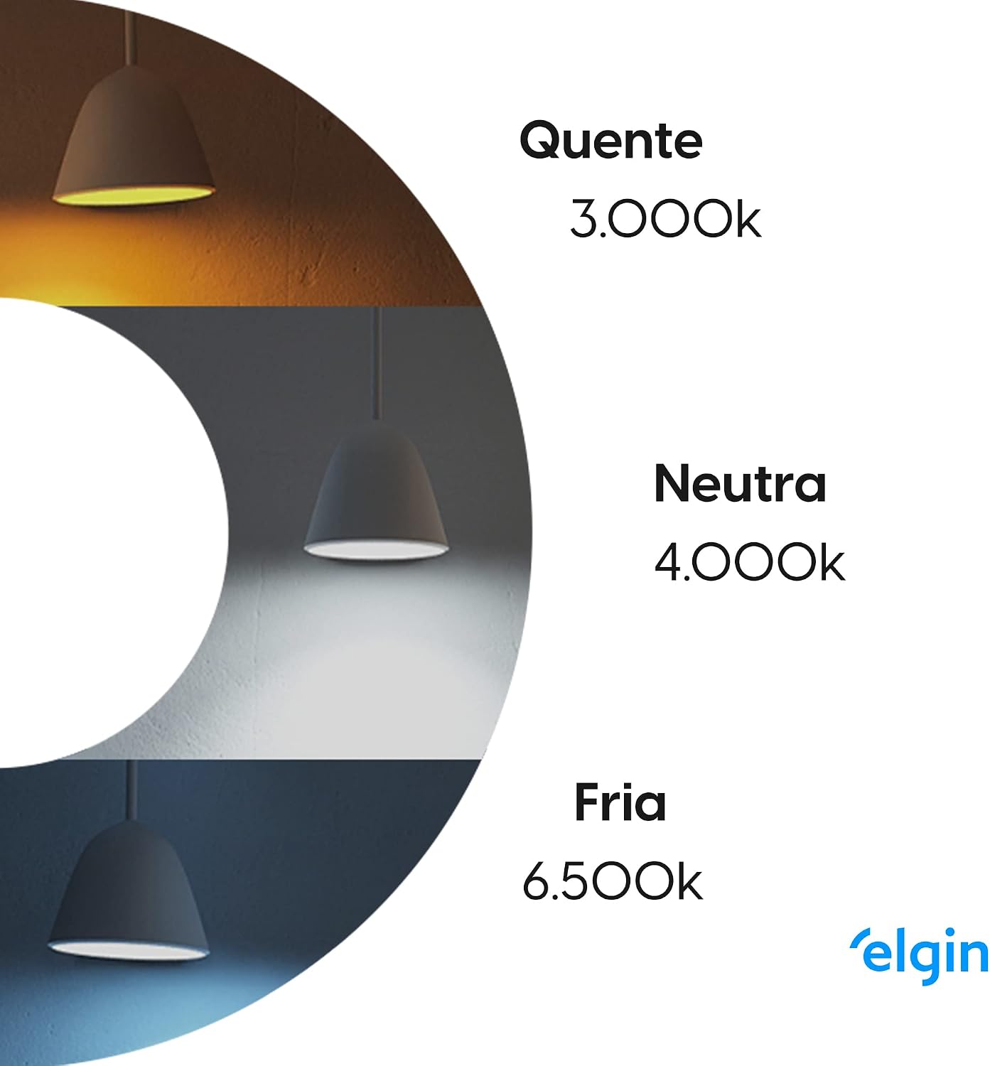 Lâmpada Inteligente Elgin Smart Wi-Fi Casa Inteligente