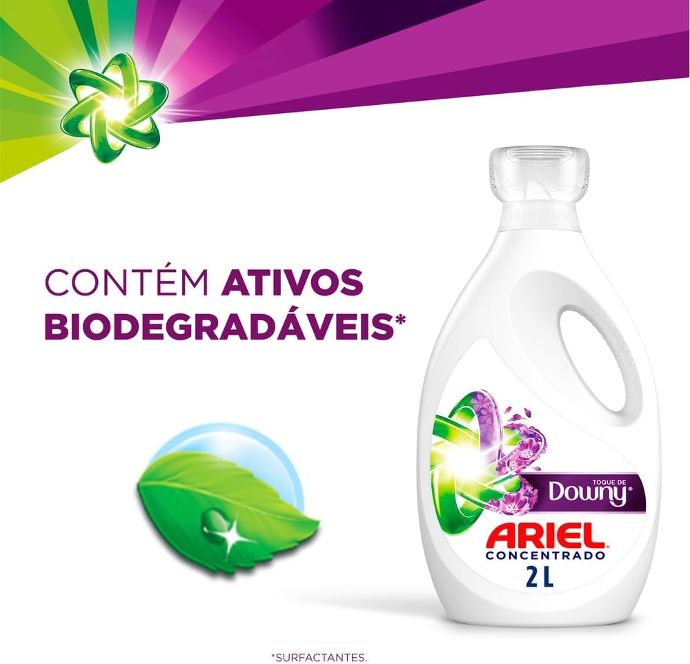 Ariel Sabão Líquido Toque de Downy Concentrado 2L